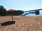 На пляже "Перетяг" в Браславском районе спасатели выявили ряд серьезных недостатков