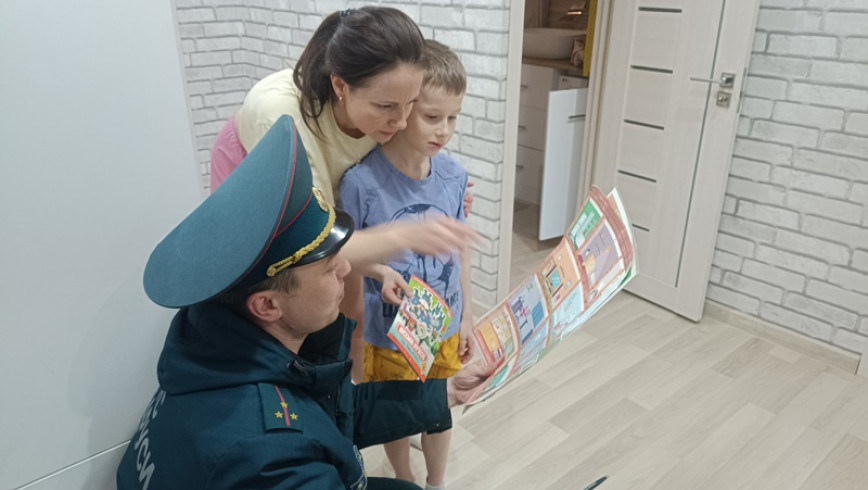 Браслав. Жителям района о пожарной безопасности