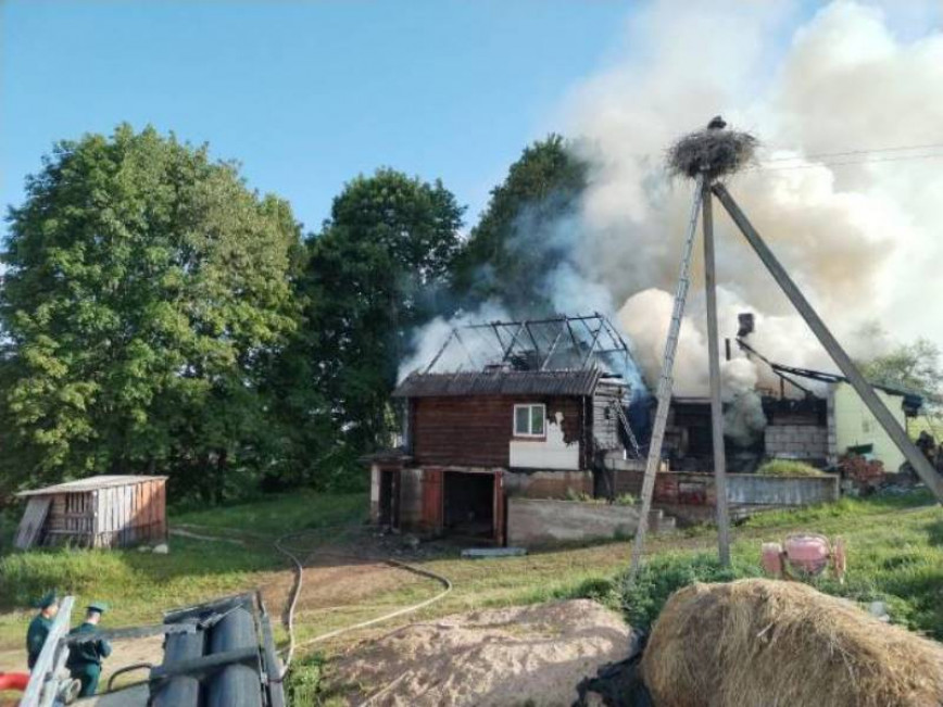 Детская шалость с огнём могла стать причиной пожара