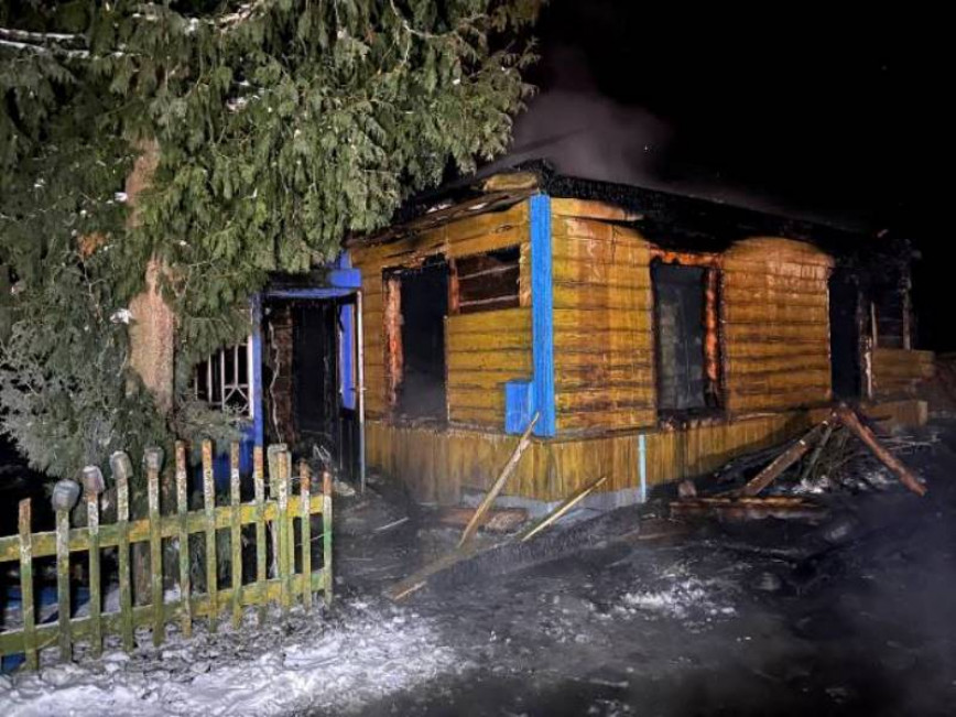 Очередной пожар в Браславском районе